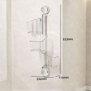 Kitchen Storage Box Suction Cup Wall Mounted Onion Ginger Garlic Basket No Drilling Space Saving Hanging Organizer Rack