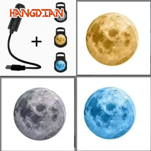 Hangdian đèn sao Đèn mặt trăng phòng ngủ LED sáng tạo đêm nhỏ chiếu Logo đèn Internet người nổi tiếng photoflood phản xạ cho back-mặt đất chiếu sáng với đứng