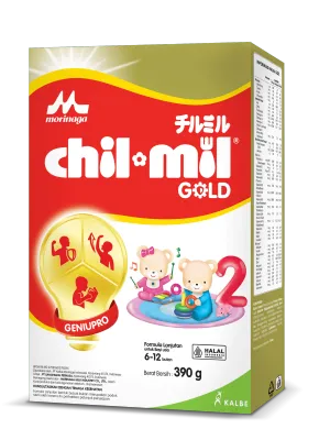 Morinaga Chil Mil Gold Geniupro Formula Bayi Usia 6-12 Bulan 390g