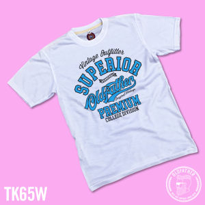 เสื้อยืดคอกลมแขนสั้น ผ้าTK พิมพ์ระบบ Sublimation นุ่ม สวมใส่ สบาย ระบายอากาศไม่ร้อน ( รหัสสินค้า TK 65 )