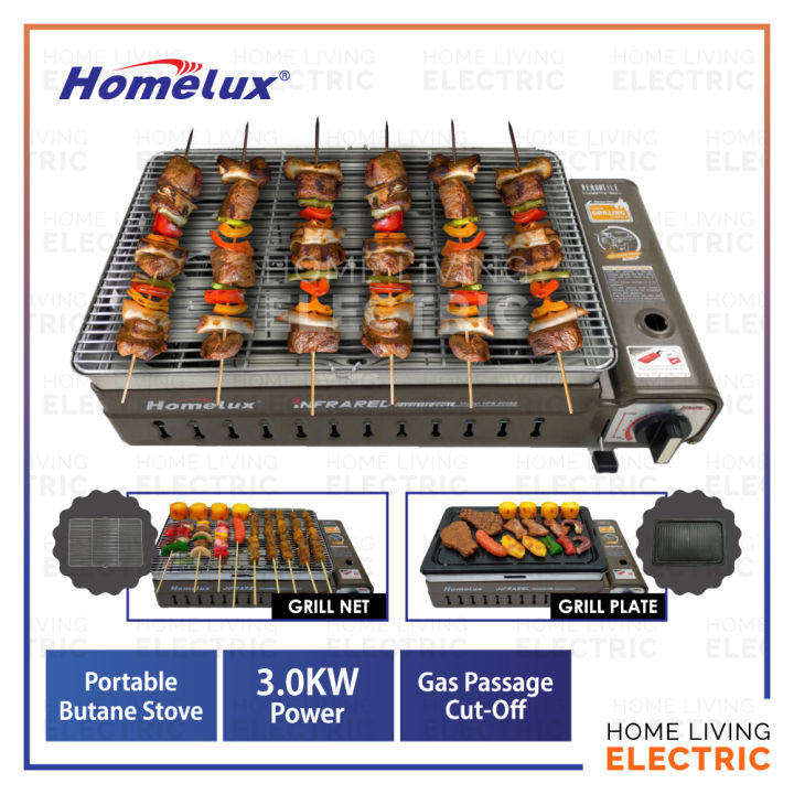 Homelux%20Portable%20Gas%20Stove%202%20in%201%20Infrared%20Cassette%20Grill%20Plate%20&%20Pan%20BBQ%20Stove%20Skewer%20Camping%20High%20Quality%20HPB-8008B%20Dapur%20Gas%20-%20Image%202