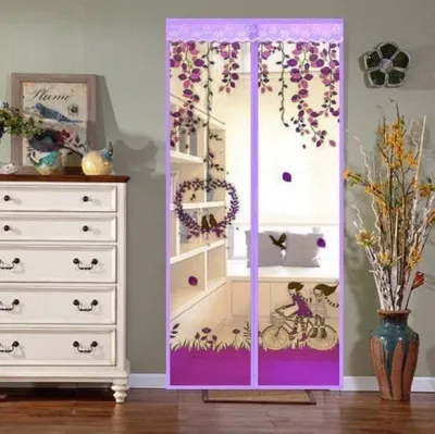 Tirai Magnet Anti Nyamuk / Tirai Magnet Pintu Kamar Anti Nyamuk ( Motif RANDOM YA)
