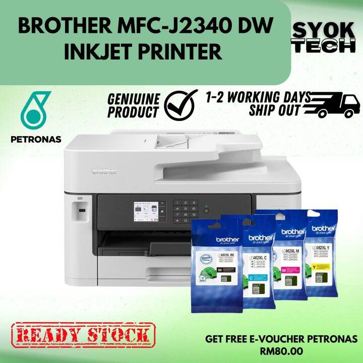 Brother MFC-J2340DW A3 All In One Wireless Colour Inkjet Printer | Auto ...