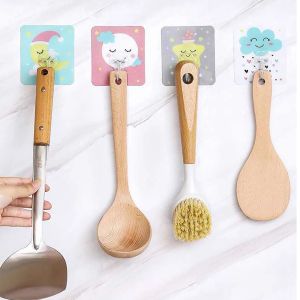 Homeneeds Gantungan Hook 10 Pcs Tempel Dinding serba guna TYG-200