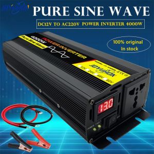 JOYUHON Solar Inverter System Full Set 4000W Pure sine wave inverter DC12V TO AC220V Power converter 18W solar panel 30A solar charging controller emergency power supply