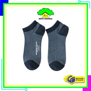 MI-P583 Kaos Kaki Pria Dewasa Motif Bahan Cotton Halus / Ankle Socks Men Kaus Kaki Cowok Elegan / Kaos Kaki Pendek Semata Kaki Pria Kekinian Import