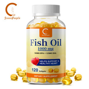 Viên nang mềm dầu cá Omega 3 Greenpeople chứa 1000 mg dầu cá 190 mg EPA và 125 mg DHA mỗi viên. Sản phẩm giúp duy trì sức khỏe tim mạch tăng cường chức năng não nuôi dưỡng thị lực và làn da
