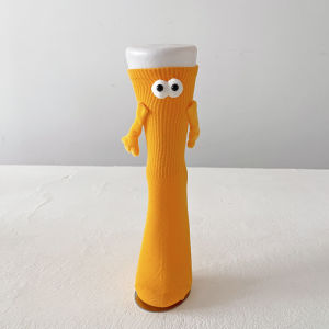 MUSHIQI丨ถุงเท้าน่ารักด้วยมือแม่เหล็กสำหรับคู่รักสนุกและสะดวกสบายการออกแบบ