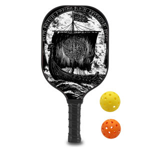 Lightweight Pickleball Paddle with Comfort Grip and Durable Fiberglass surface for Indoor/Outdoor sport racks ID 60625-165445169