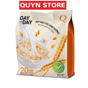 Bột ngũ cốc dinh dưỡng TRẦN QUANG hòa tan day to day Quyn store thùng 7kg bịch 600g