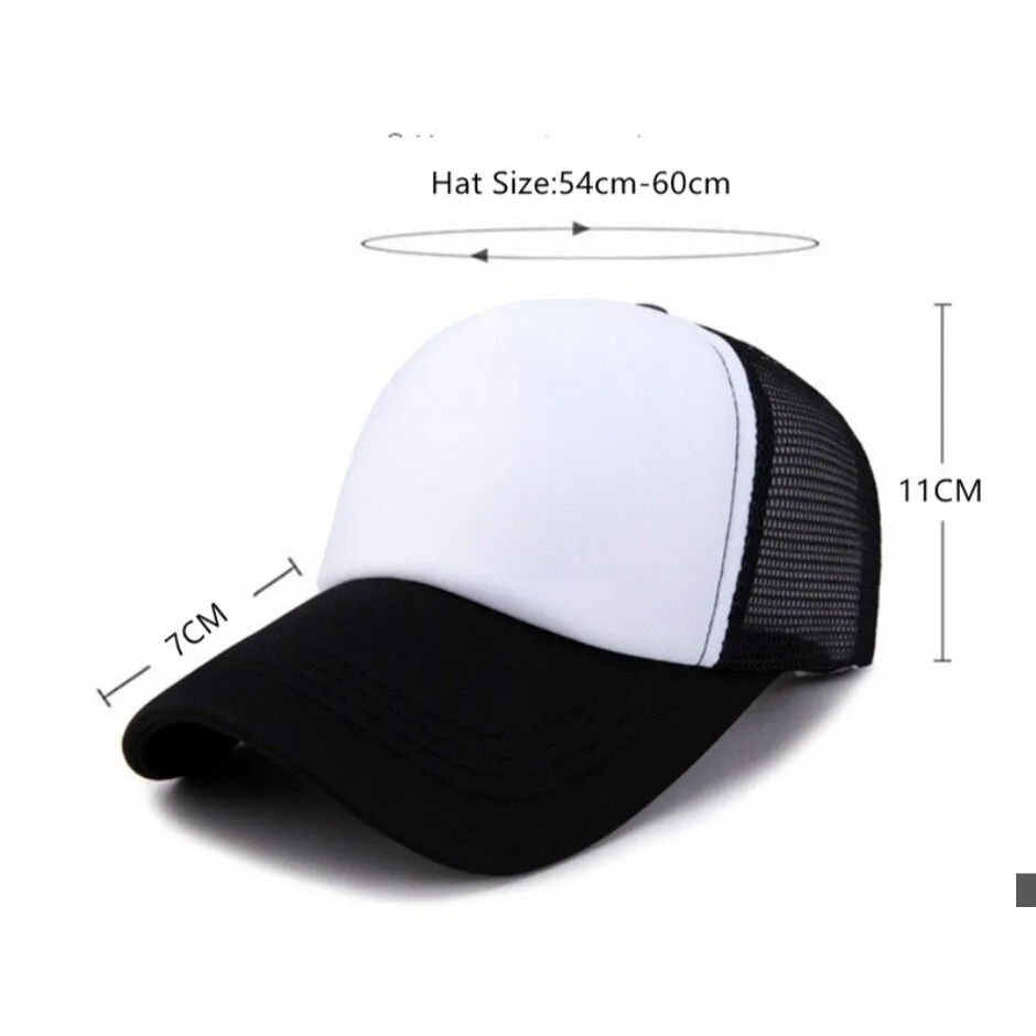 Black white hot sale trucker cap