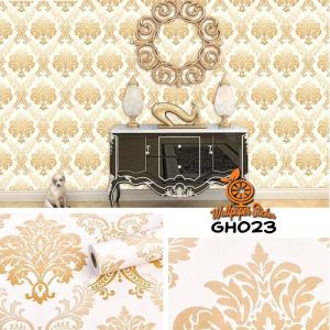 PROMO!! Wallpaper Stiker Dinding Motif Dan Karakter Premium Quality Motif Batik Aesthetic Size 45cm x 5m