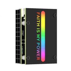 Color Illuminated Right Angle Motherboards Adapter 24Pin Connecting Multicolor Lighting For Organized PC Wiring