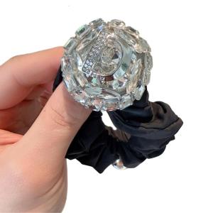 Dây Buộc Tóc lung linh Rhinestone toàn bộ dây buộc tóc tim Blingbling scrunchies công chúa tại lớn tuyệt đẹp quan hệ