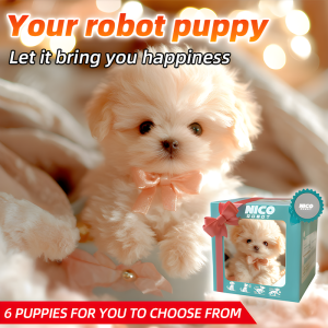 🐕【Hot sale】 My Realistic Robot Puppy robot dog remote control toy/Puppy Dog Plush Doll Robot Doll Plush Toy Dolls/Electric Walking Teddy Dog Plush Toy/ Remote-Controlled Soft Fur Realistic Movements Engaging Electric Toy