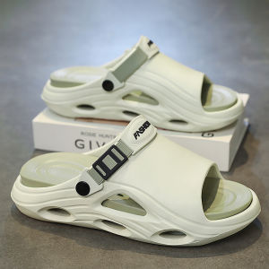 Free Shipping MenS Summer New Style Thick-Soled Outdoor Sandals Beach Shoes Non-Slip Wear-Resistant Dual-Purpose Outdoor Casual Sports Sandals