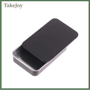 TakeJoy 80x50x15mm Mini Iron Box Slide Cover Storage Box Portable Tin Boxes Container