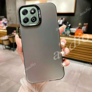 Honor X7d 5G 4G Luxury IMD Colorful Silver Phone Case For HONOR X7d HonorX7d 5G 4G 2025 Metal Frosted Hard Shell Protective Cover For honor x7d X7D HONORX7d 5G 4G Anti Fall Case