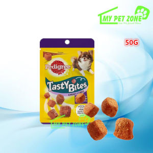 Pedigree TastyBites Tasty Bites Chewy Cubes Lamb / Bones Beef / Puppy Chicken Mixed Veggies Dog Treats 50G