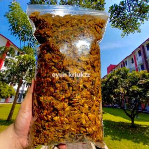 baby fish / ikan pepetek pedas daun jeruk 500 gram