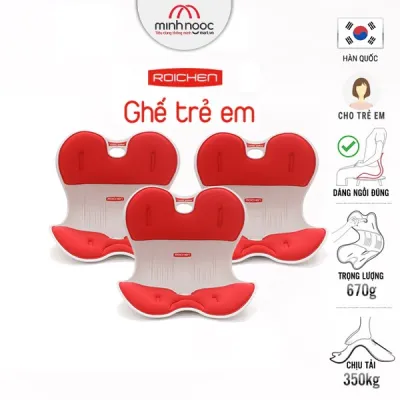 COMBO 3 Ghế chỉnh dáng ngồi đúng Roichen - Hàn Quốc - Made in Korea. Dùng cho gia đình Nam Nữ Trẻ em. Nhiều phương án lựa chọn