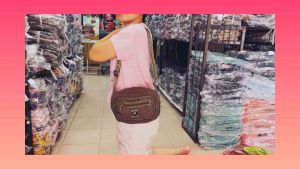 #กระเป๋าสะพาย#lingkub8561 ขนาด11นิ้ว#Na8561 มี5ช่องซิป