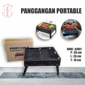 ALAT PANGGANGAN BARBEQUE SATE PORTABLE / BAKARAN SATE / PEMANGGANG SATE FREE DUS & BUBBLE FBL