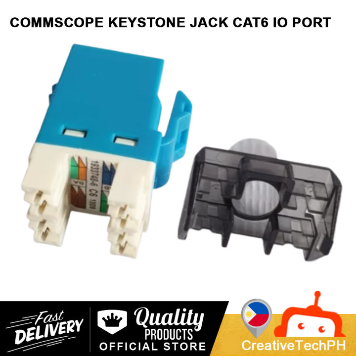 Commscope Keystone Jack Cat6 IO Port | Lazada PH
