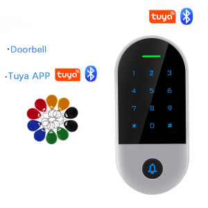 Bluetooth Tuya Fingerprint access control machine IP66 waterproof Door Lock PIN Card Access Control System 125KHZ reader
