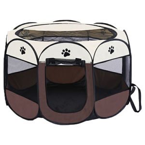 [Hot]Cat Delivery Room Cat Tent Fence Dog Cat Fence Dog Crate Cat Tent Foldable Octagonal Fence Cat Cage