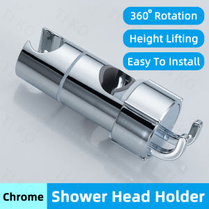 Bathroom Shower Head Stand Adjustable Shower Head Holder Shower Hook Rail Slider Shower Head Accessories Shower Head Holder Bracket