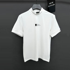 AMAZINGCRE Summer Golf Mens Round Neck Comfortable Breathable Short Sleeve T-shirt Fashion Casual Outdoor Sportswear