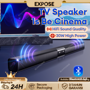 Soundbar Super Bass Untuk TV Soundbar Bluetooth Robot 2 Speaker Bass Portable Radio TF/USB/AUX