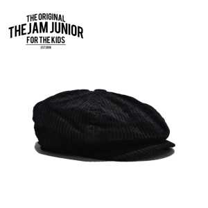 Thejam. Topi anak pria wanita | Newsboy cap kids corduroy hitam | Topi seniman | Topi kodok