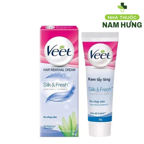 [CHÍNH HÃNG] Kem tẩy lông VEET 25g, 50g (da thường 50g : 04/07/2025)