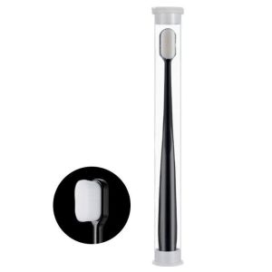 JUSTODO Super Soft Nano Toothbrushes Deep Cleaning Ultra-Fine Manual Toothbrush Travel Portable Micro Soft Tooth Brush Women