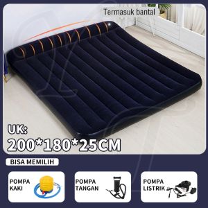 Kasur Angin Termasuk Bantal/ Berbagai Ukuran/Tahanair / Bahan Dua Sisi /Tiup Kasur Portable