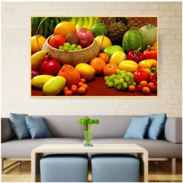 Fruit outlets painting for decor