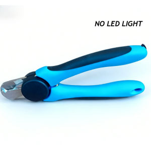 Pet Nail Clipper LED Professional Dog Cat Nail Cutter Trimmer Kit Safe Grooming Tool with Nail File
