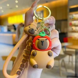 Gantungan Kunci Capybara Ganci Motor Mobil Keychain Tas Sekolah Unik Karakter Capybara