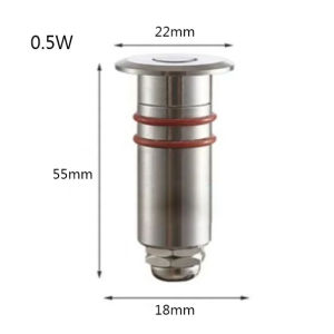 DC12V/24V IP68 Waterproof Mini Outdoor Undergroud Lamp for Garden Yard Pathway Deck Step Lighting Pool Fountain Underwater Light