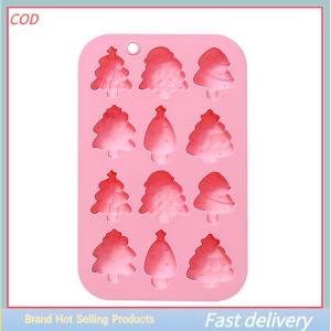 💓💖🧧🏮 แม่พิมพ์ซิลิโคนสำหรับทำขนมคริสต์มาสแม่พิมพ์ทำจากซิลิโคนสำหรับวันหยุดแม่พิมพ์ทำสบู่และลูกอมสำหรับทำเค้กช็อคโกแลตเยลลี่