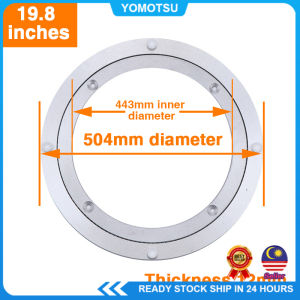 『Up to 10% off😯❗』12/14/16/20 Inch Heavy Lazy Susan Bearing Metal Swivel Bearing Swivel Plate Round Turntable Rotating For Table Plate 餐桌轴承