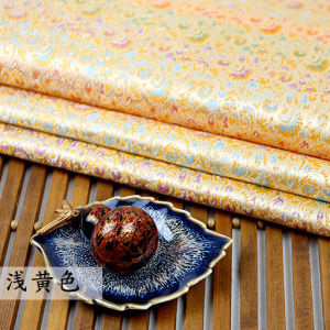 Brocade Satin Silk Fabric Cockscomb Series DIY Ancient Costume Hanfu Dress for KIMONO Satin Silk Cloth 0.5 Meters