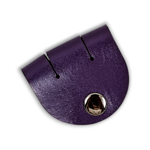 Leather Cable Organizer Oval/ Perekat Kabel Klip Headset/ Charger Kulit