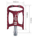 Wellgo M079 Sealed Bearing Bicycle Aluminum Alloy Body Cr-Mo Spindle Road MTB Folding Bike Cycg Pedal Parts PP.U. 
