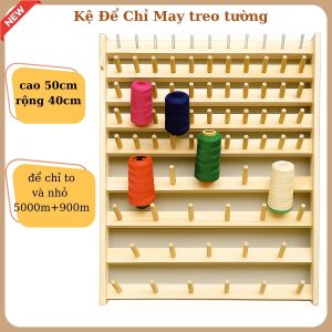 Giá Để Chỉ May-Gỗ tự nhiên-Kệ để chỉ to và chỉ nhỏ-Kích thước 40cm