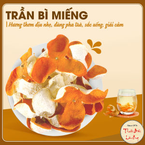 Trần bì Tân Hội 100g vỏ quýt khô Quảng Đông hàng loại 1vỏ dày thơm giảm ho tốt cho sức khỏe