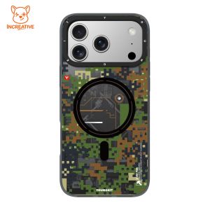 Youngkit Camouflage Magsafe Case for iPhone 18/17 Pro Max - Shockproof anti-fingerprint Casing