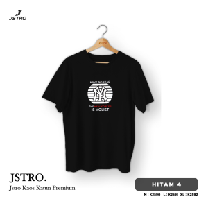 Jstro Kaos Pendek Motif | Black USA